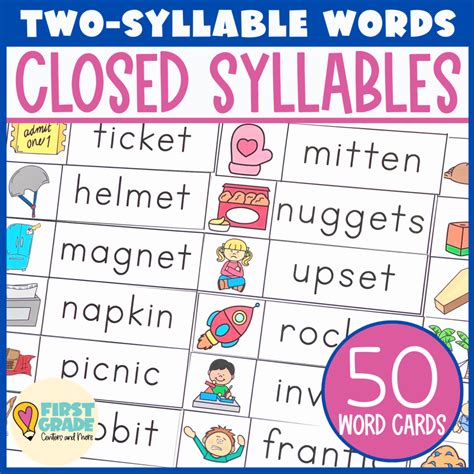 2 syllable words|Two Syllable Words .